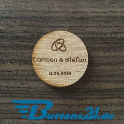 Ihre eigenen Hochzeitsanstecker